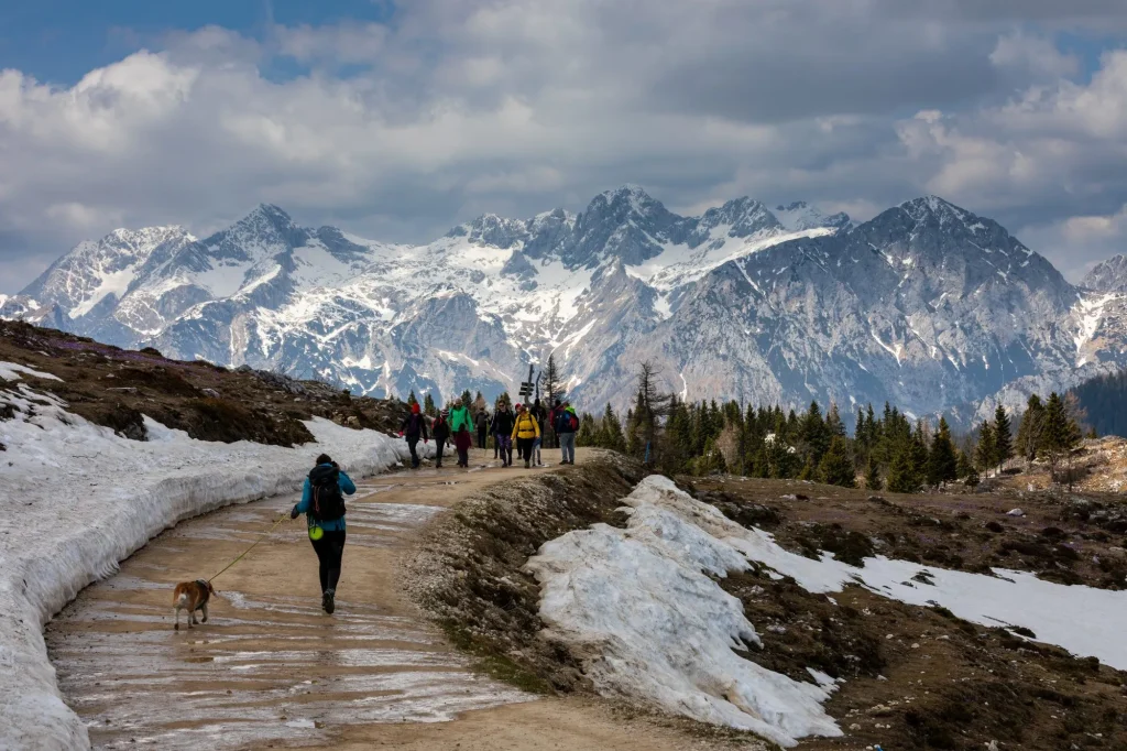 Velika Planina Hiking winter