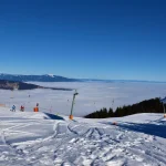 Skigebied Arnoldstein boven de wolken