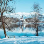 Lake Bled snowy