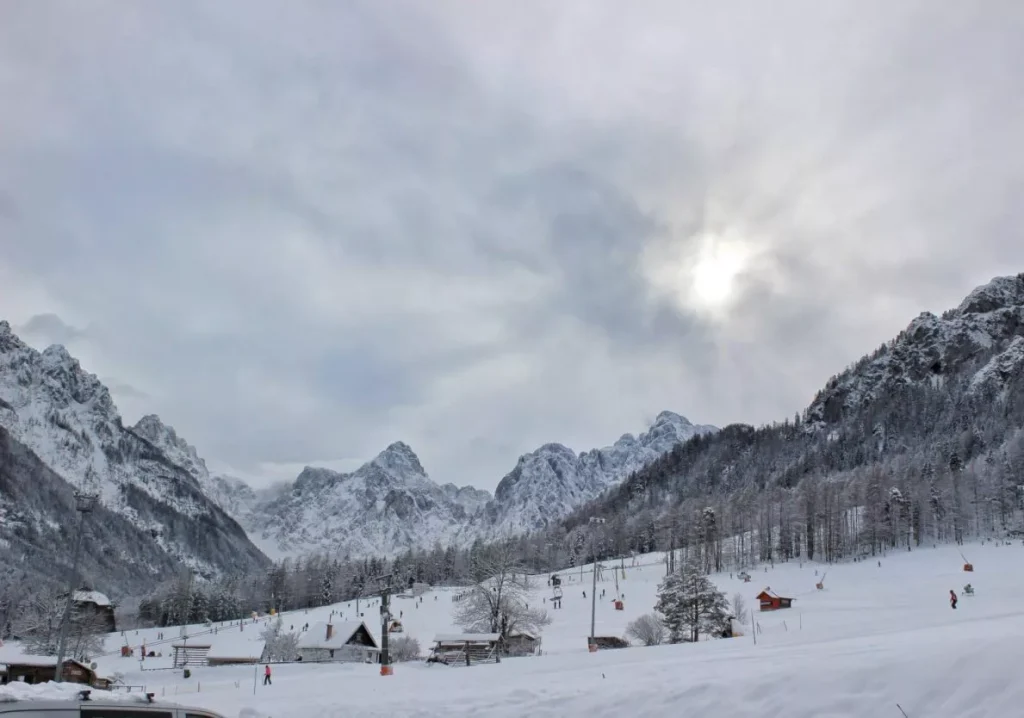 Kranjska Gora snowy