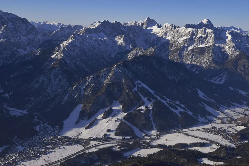 Kranjska Gora vogelvlucht